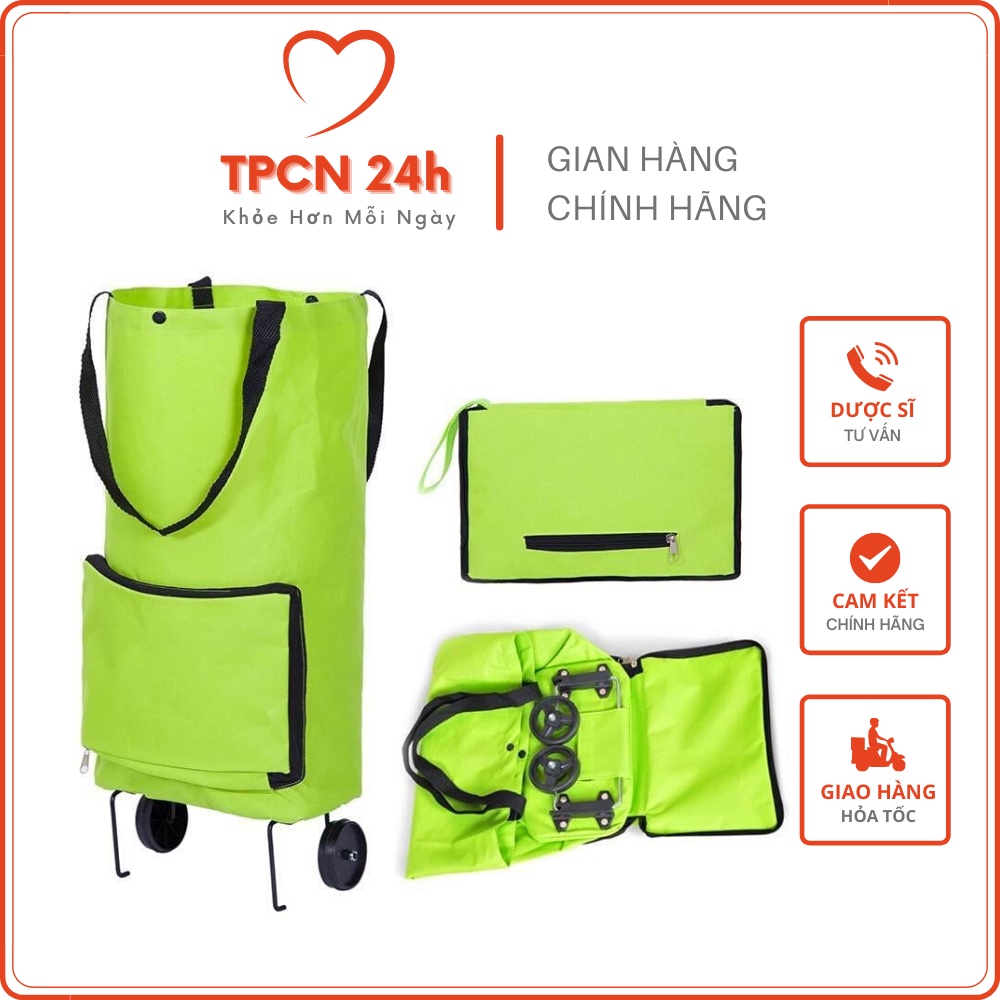 Túi Đi Chợ Có Bánh Xe - Xe kéo đi chợ gấp gọn