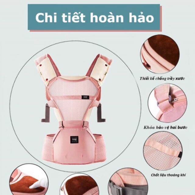 [AAG] Địu em bé hàng loại 1 chính hãng