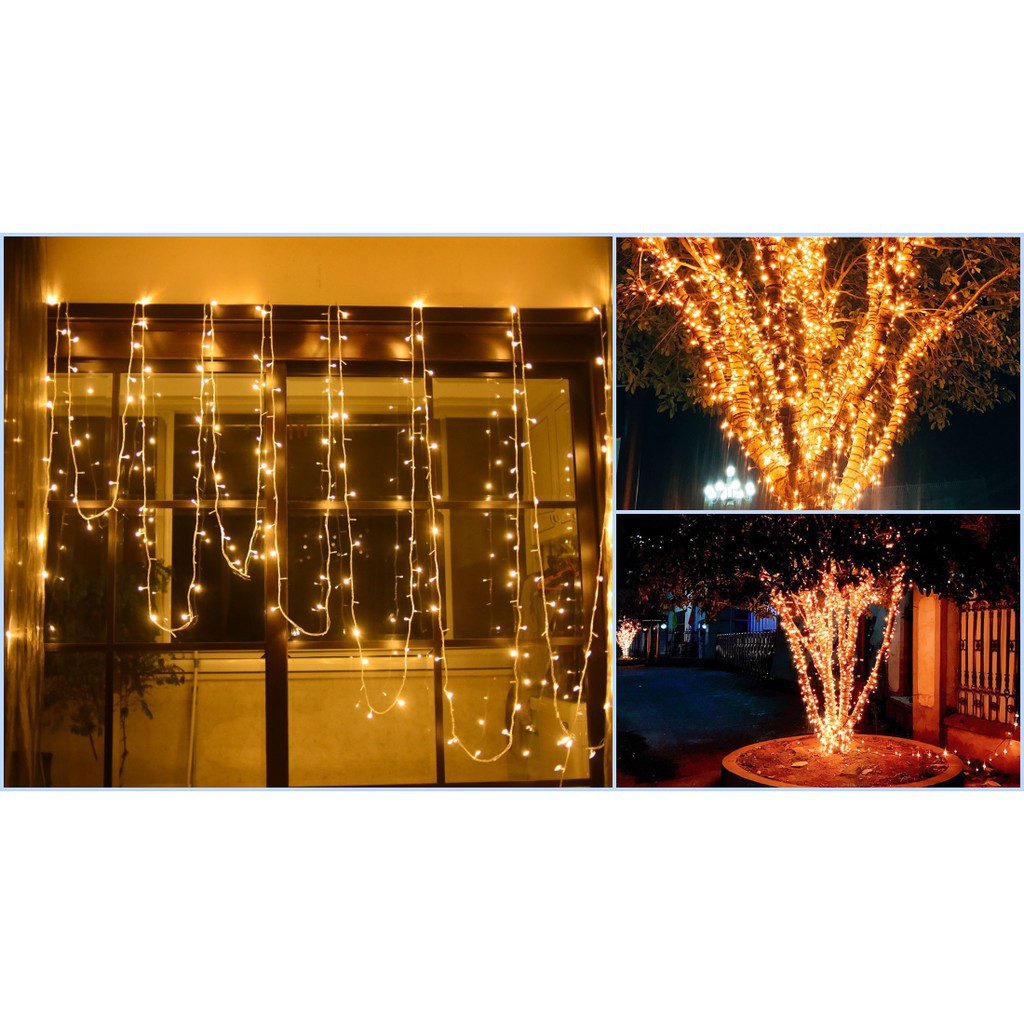 [Mua Deal Sốc] Dây led Fairy Light 7.5M 50 bóng không nháy màu vàng - cắm điện