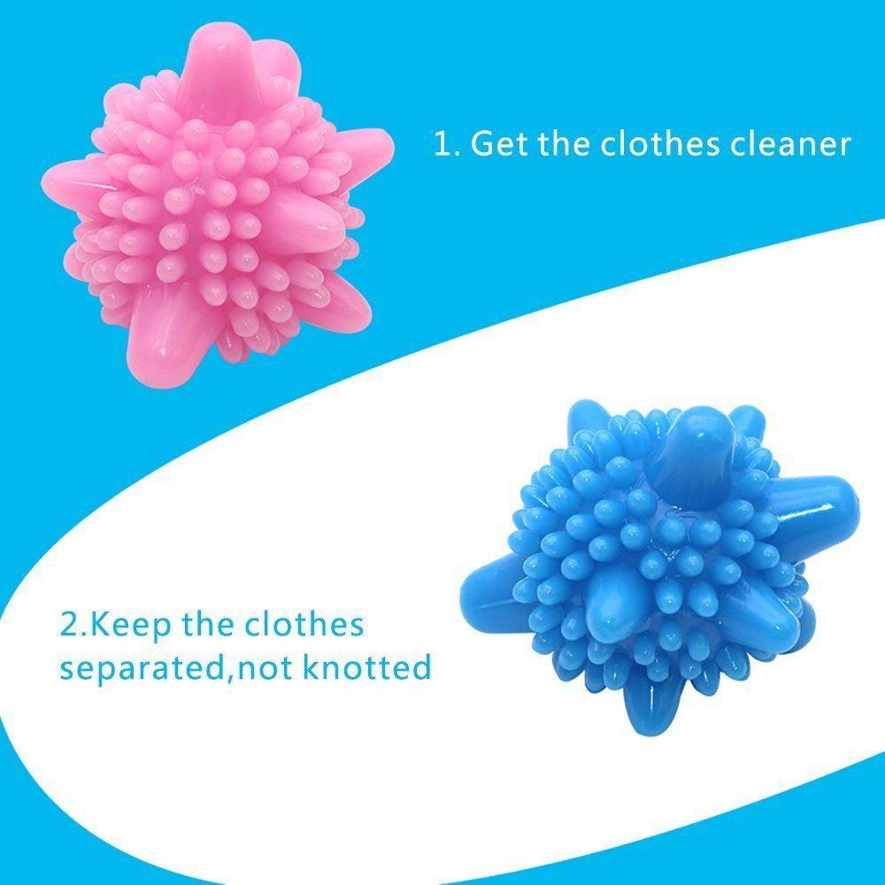 Set 6 Bóng Giặt Làm Mềm Vải Chống Nhăn