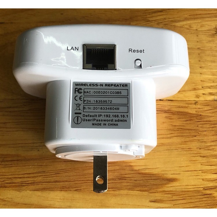 CHÍNH HÃNG QUA SỬ DỤNG  NetMax NM-RP01 Bộ mở rộng sóng Repeater wifi tốc độ 300Mbps / KÍCH SÓNG WIFI