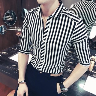 Áo sơ mi kẻ body