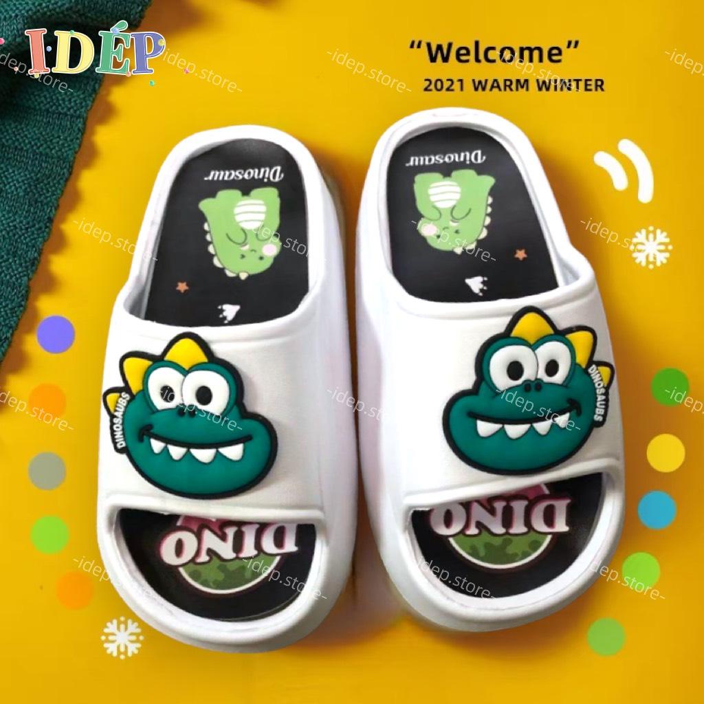 𝐢𝐃é𝐩 𝐃𝐋𝟑𝟎𝟒 Dép Khủng Long, Dép bánh mì nữ quai ngang đế dày tăng chiều cao siêu nhẹ êm chân hoạt hình dễ thương
