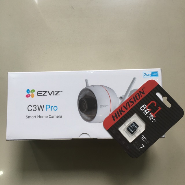 Camera IP Wifi ngoài trời EZVIZ C3W 1080P Kèm thẻ nhớ (CS-CV310 Full color ) Màu ban đêm- Hàng Chính Hãng - Bảo hành 24T | BigBuy360 - bigbuy360.vn
