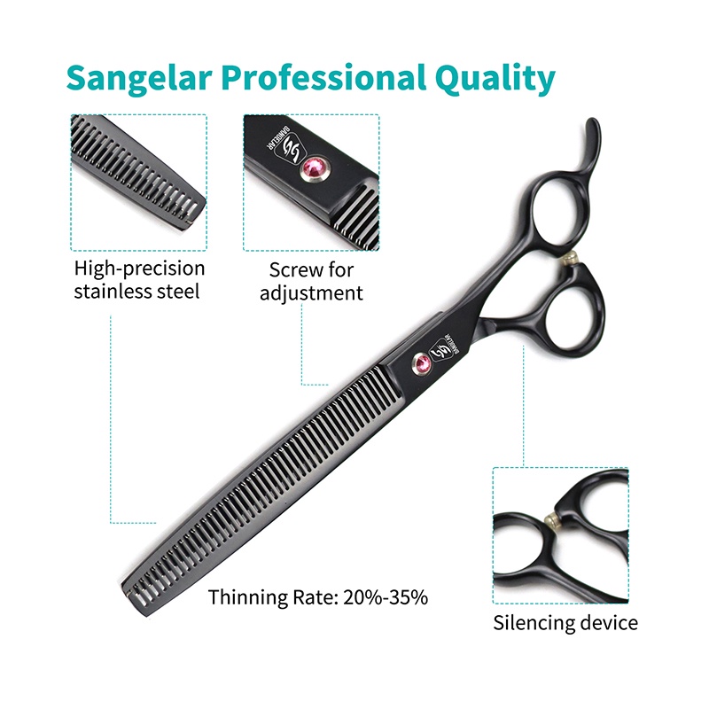 Kéo Cắt Tỉa Lông Thú Cưng 7.5 inch 20-35%