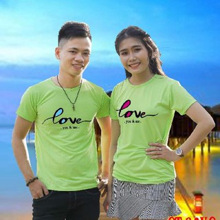 áo thun cặp chibi đôi dễ thương