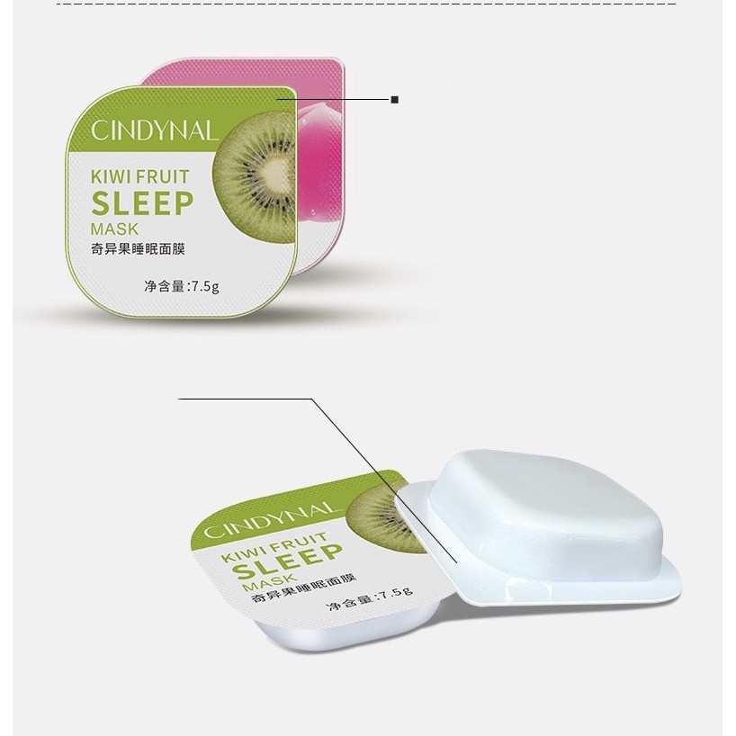 [156][HOT] 1 VIÊN MẶT NẠ NGỦ KIWI ĐÀO DƯỠNG TRẮNG SÁNG CẤP DƯỠNG ẨM