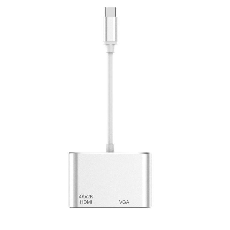 Cáp Chuyển Đổi Âm Thanh Từ Usb Type C Sang Hdmi Vga