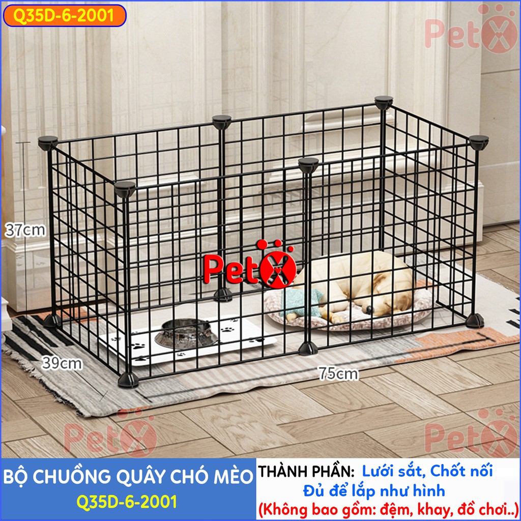 Quây chuồng chó mèo lắp ghép nuôi thú cưng sơn tĩnh điện giá rẻ-8
