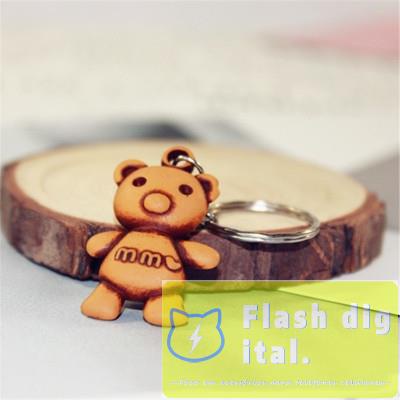 Móc Khóa Hình Xe Đạp Bằng Gỗ Sáng Tạo