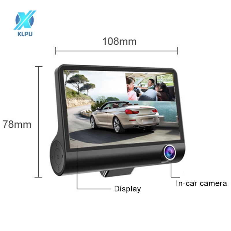 Máy Quay Hành Trình Xe Hơi Klpu 3 Lens | BigBuy360 - bigbuy360.vn