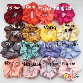 Cột tóc - Dây buộc tóc Scunchies- cột tóc vải (bảng 3)