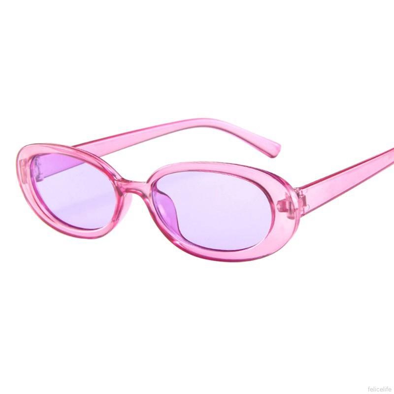 Kính mát thời trang khung oval cho nữ