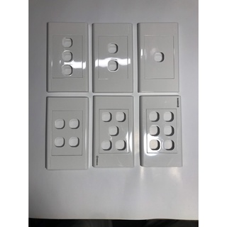 Mặt công tắc 1-6 lỗ s18 sino vanlock