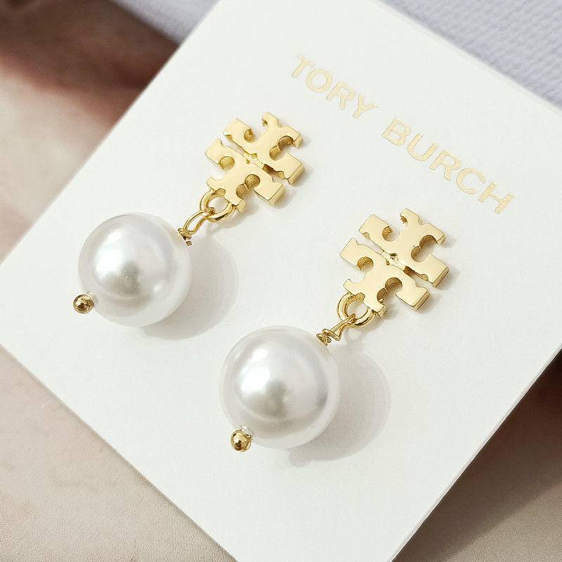 Bông tai tory. burch TB ngọc trai