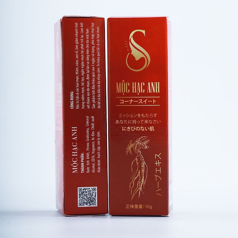 Kem Mụn Mộc Hạc Anh bay mụn sach thâm 7 ngày