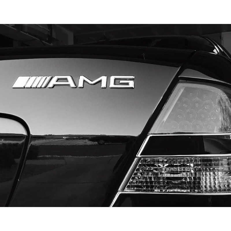 Logo AMG 3D Hợp Kim Inox Cao Cấp Dán Xe Ô tô