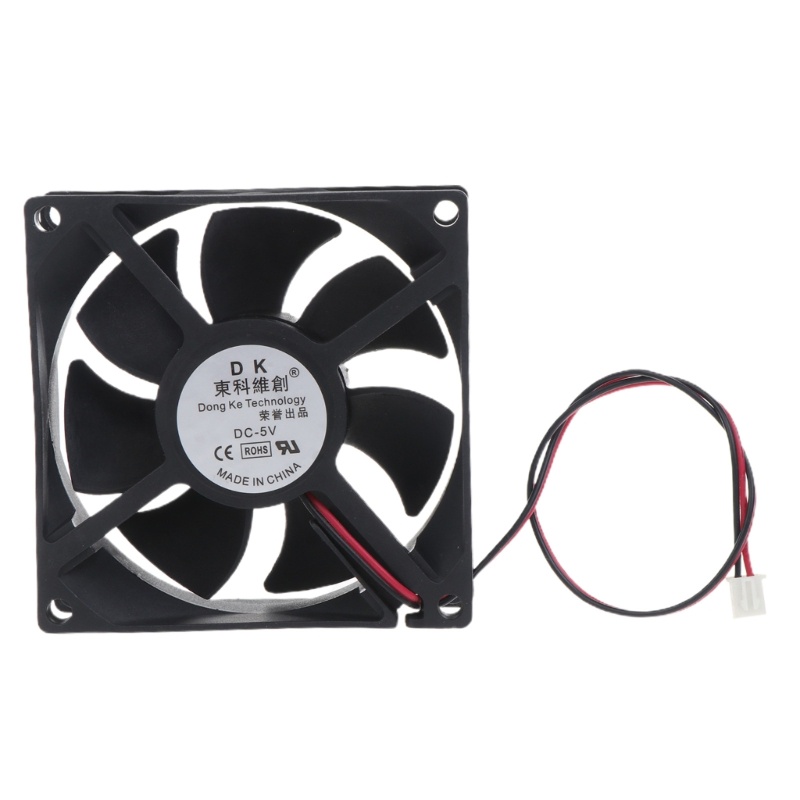 Quạt Tản Nhiệt CPU 80Mmx80Mmx25Mm Cho DC 5V 12V 24V 2-Pin