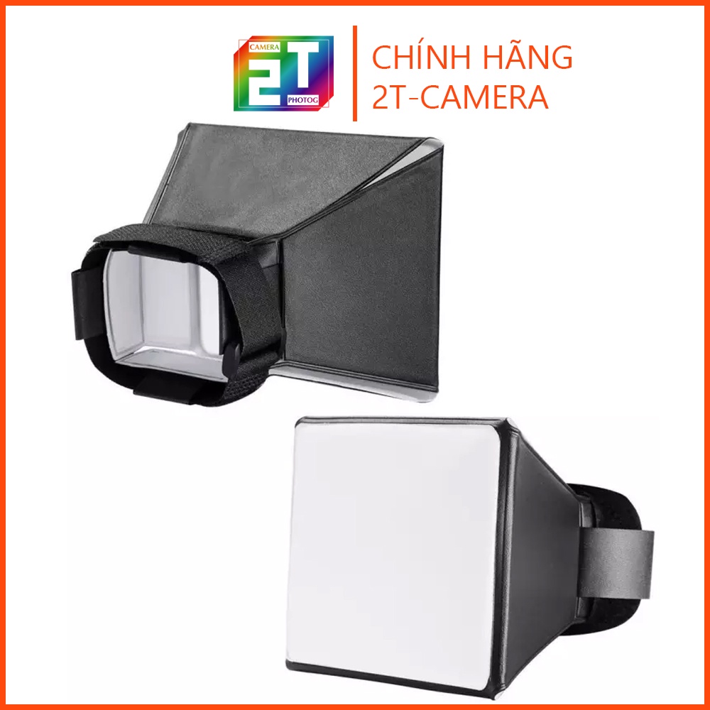 Hộp tản sáng mini đèn flash rời - softbox flash diffuser - kích thước 12.5 x 10 cm