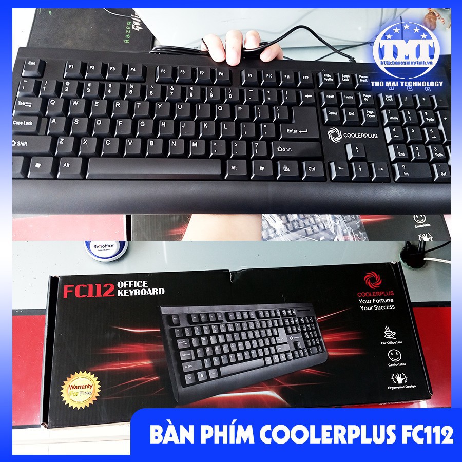 Bàn phím Coolerplus CPK-FC112 - Hàng chính hãng