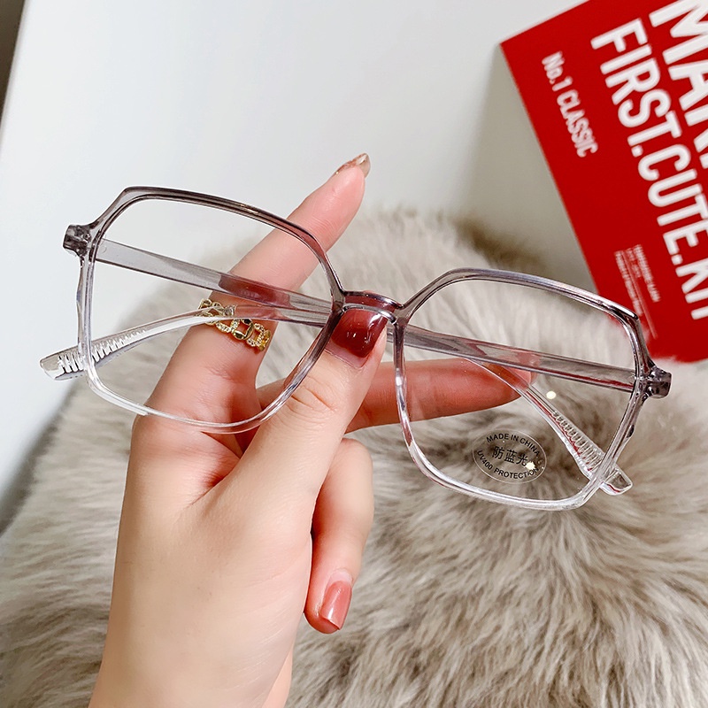 【0-500°】【Hàng Có Sẵn】Kính Cận Gọng Nhựa Chống Bức Xạ Ánh Sáng Xanh Dương Cho Nam Và Nữ