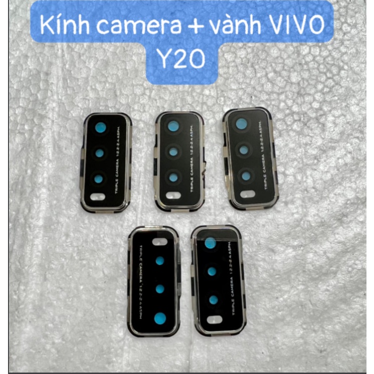 Kính Camera sau + Vành Y20/Y20S/Y12S vivo