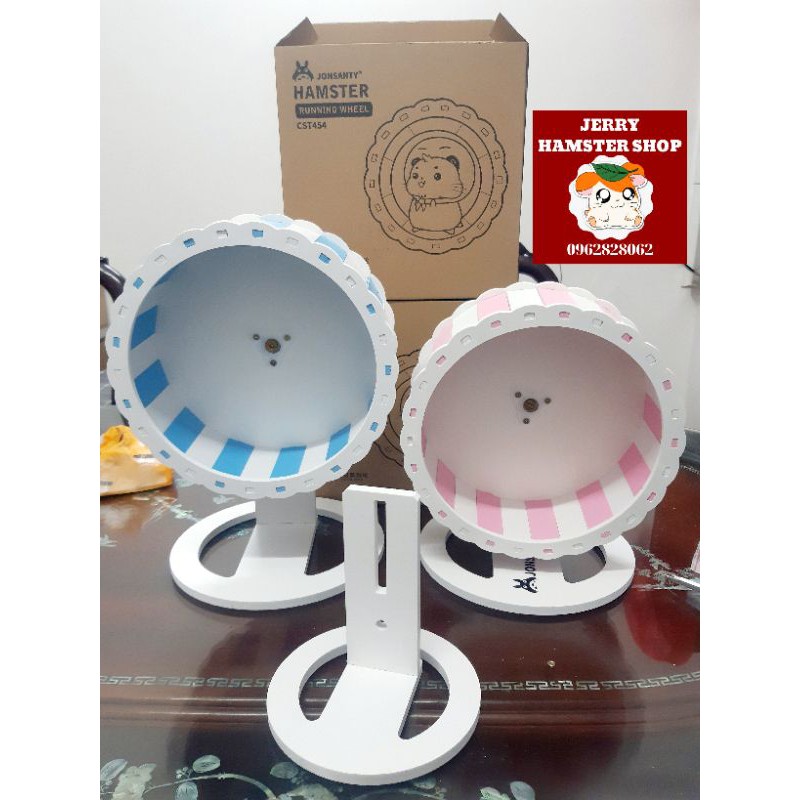 [Jonsanty]Wheel gỗ 22cm chống ồn cho hamster và thú cưng nhỏ