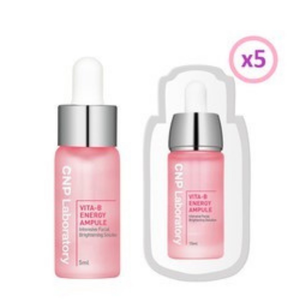 [HB Gift] Combo Gel tẩy trang sạch sâu 50ml và Tinh chất hồng 7 loại Vitamin B phục hồi và làm sáng da CNP