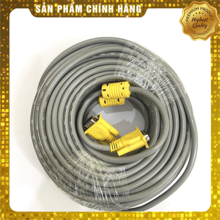 Dây VGA chính hãng (Xả Kho) DÂY VGA 30m XÁM ARIGATO  ĐẢM BẢO CHẤT LƯỢNG.DVXA7