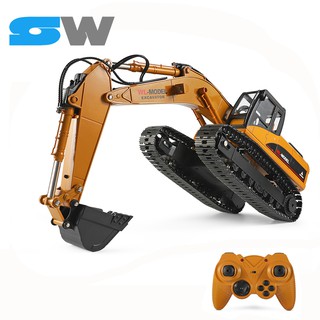 Máy Xúc Cẩu Điều Khiển Từ Xa Cao Cấp Cỡ Lớn Wltoys 16800, Khung Hợp Kim Siêu Bền, Chơi 50 Phút 1:16 2.4G, 23 Kênh