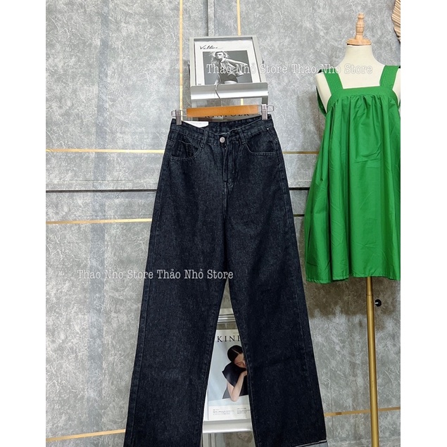 quần jean xám lai thêu