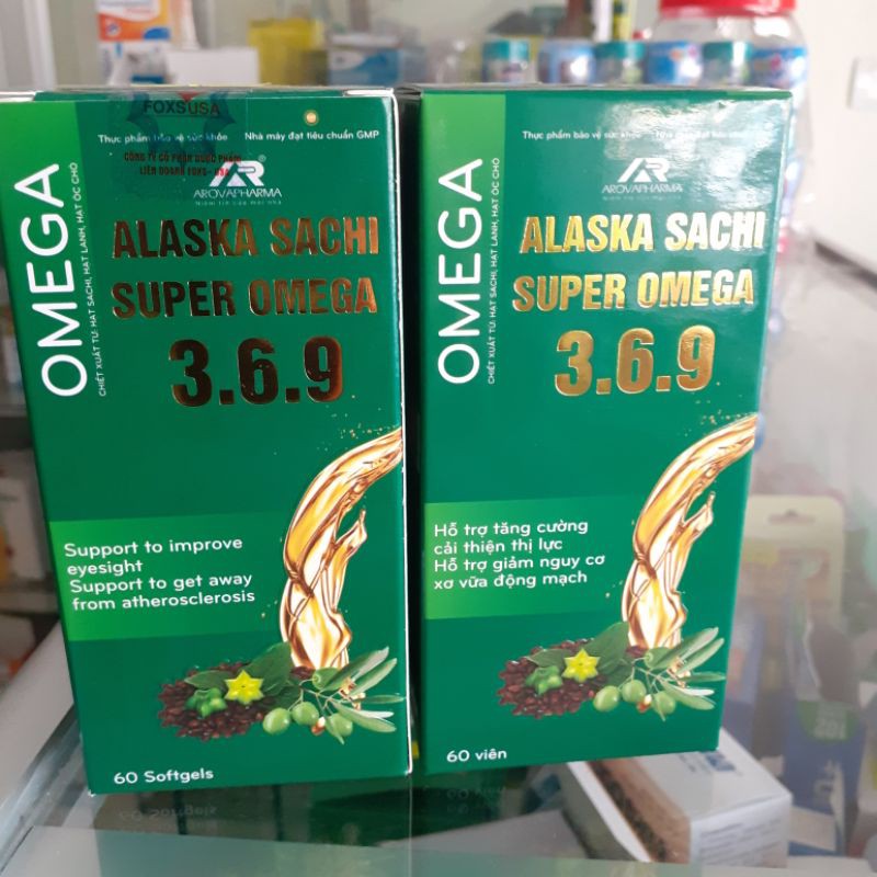 Bổ mắt Omega 3,6,9 Alaska sachi