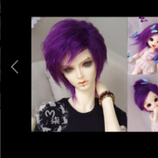 ( CÓ SẴN ) Wig/Tóc giả cho BJD/Búp bê 1/3, đại thúc