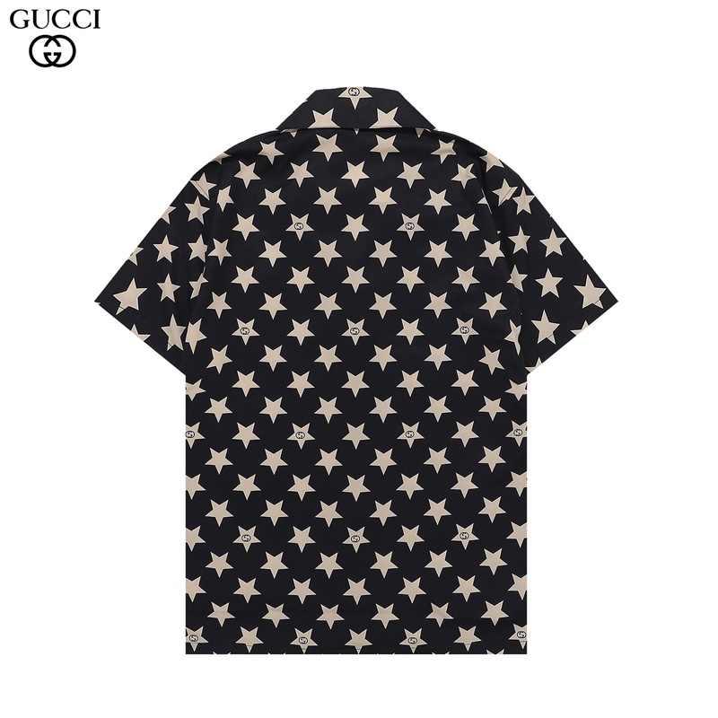 Áo Sơ Mi Ngắn Họa Tiết Ngôi Sao Thời Trang Mùa Hè