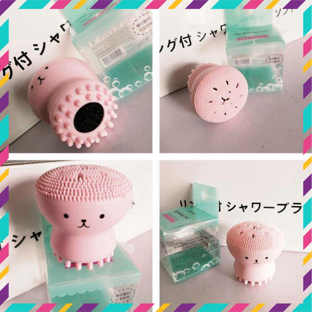 Bạch tuộc rửa mặt Massage siêu mịn màng, máy rửa mặt mini, máy massage | BigBuy360 - bigbuy360.vn