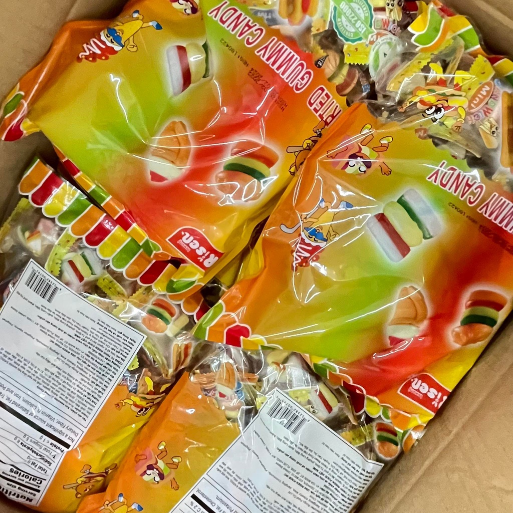 Kẹo dẻo trái cây Hamburger Gummy Risen 350g