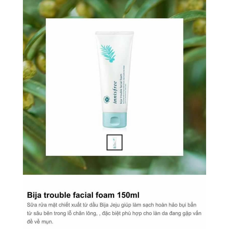 Sữa rửa mặt innisfree sale