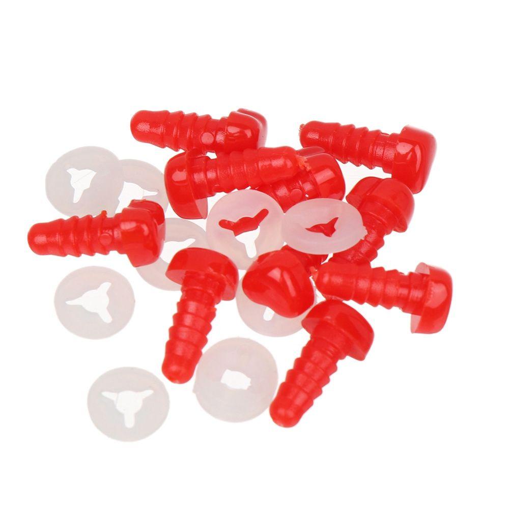 Set 10 / 5 Cặp Mắt Nhựa Màu Hồng / Đỏ / Đen Cho Búp Bê BJD DIY