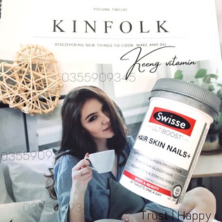 ( Đủ bill + đi air+ 100% auth) Viên uống bổ sung Collagen đẹp da, tóc, móng SWISSE ULTIBOOST HAIR SKIN NAILS 60v