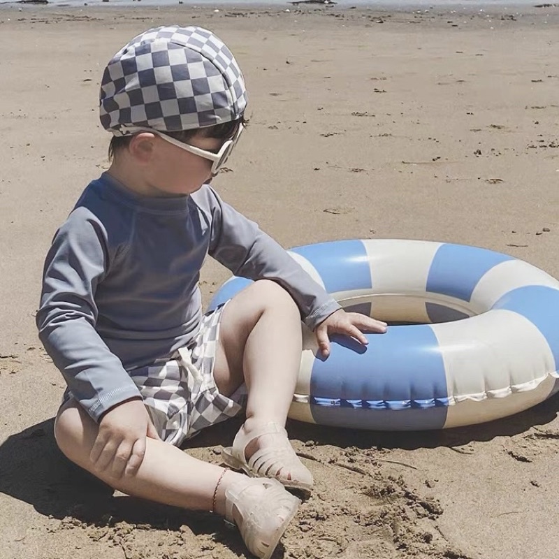 Phao Tập Bơi Tròn Ins Kèm Bơm Cho Bé 2-9 Tuổi Hottrend