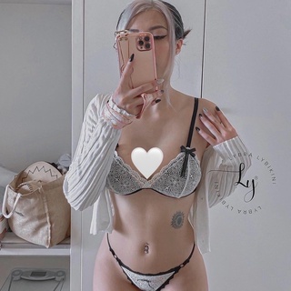 Bộ đồ lót ren có gọng mút quần lọt khe sexy