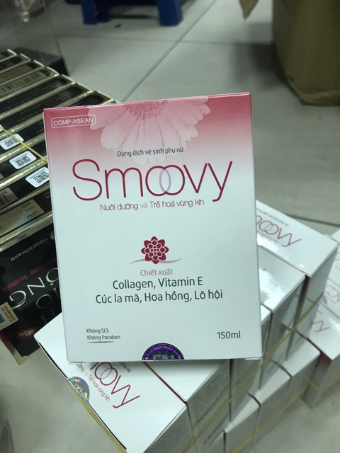 Dung dịch vệ sinh phụ nữ Smoovy - Nuôi dưỡng và trẻ hoá da vùng kín