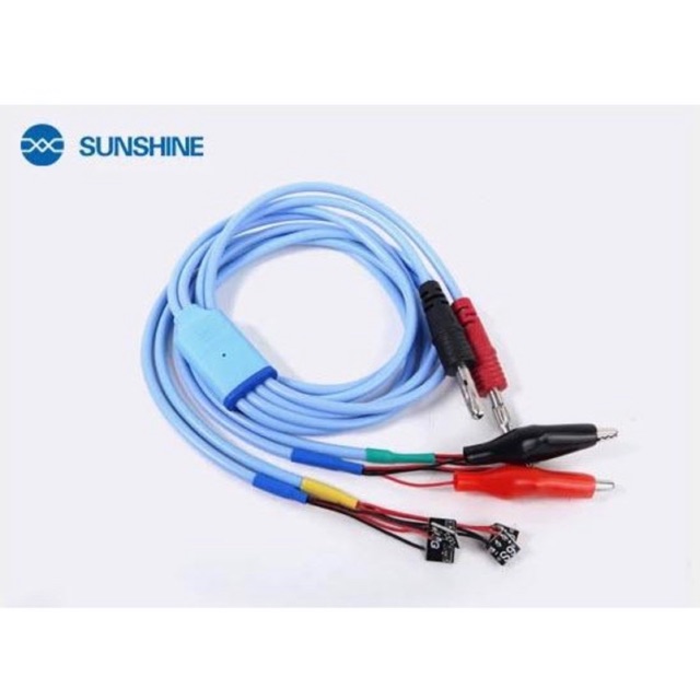 Dây kẹp nguồn iPhone ko chip SS-908B Có các đầu dây support iPhone 5-11promax SUNSHINE
