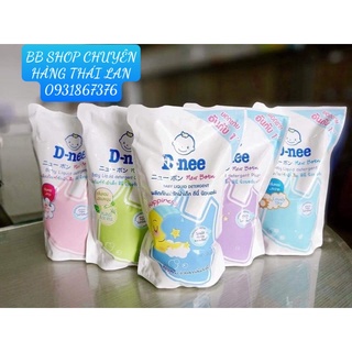 Nước giặt và xã quần áo Dnee cho bé túi 600 ml
