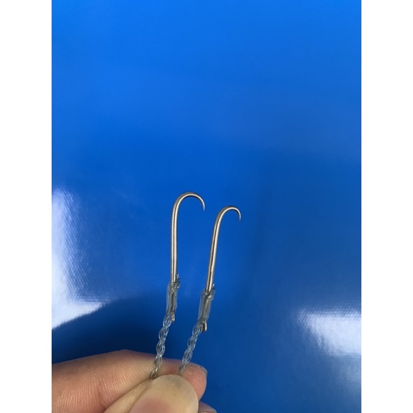 Dây câu lươn sợi cước (1 bộ 2 dây, 2 lưỡi)