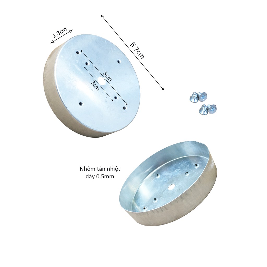 5 Bảng bo vỉ mạch Led 20w 22 mắt chip Led 2835 siêu sáng + nguồn drive AC220V MLB-H20x | BigBuy360 - bigbuy360.vn