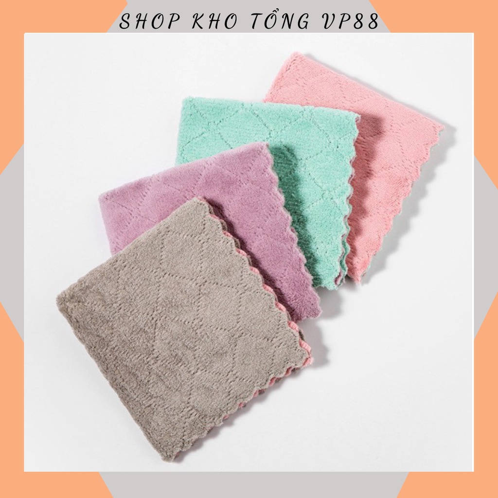 KHĂN LAU NHÀ BẾP, LAU BÁT SIÊU THẤM 2395 SHOP KHO TỔNG88