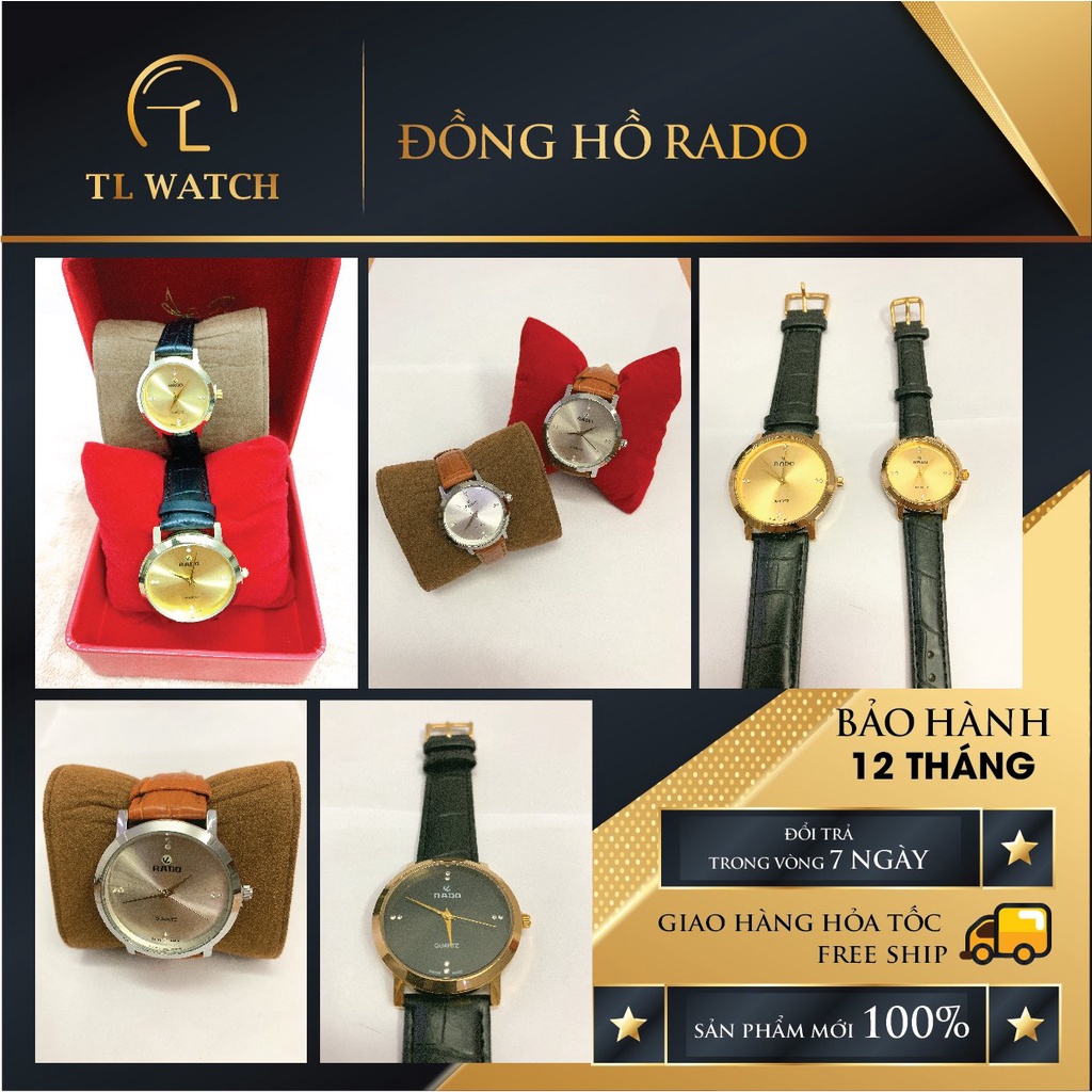 Đồng hồ Nam nữ RADO đồng hồ đôi cao cấp - Bảo hành 12 tháng