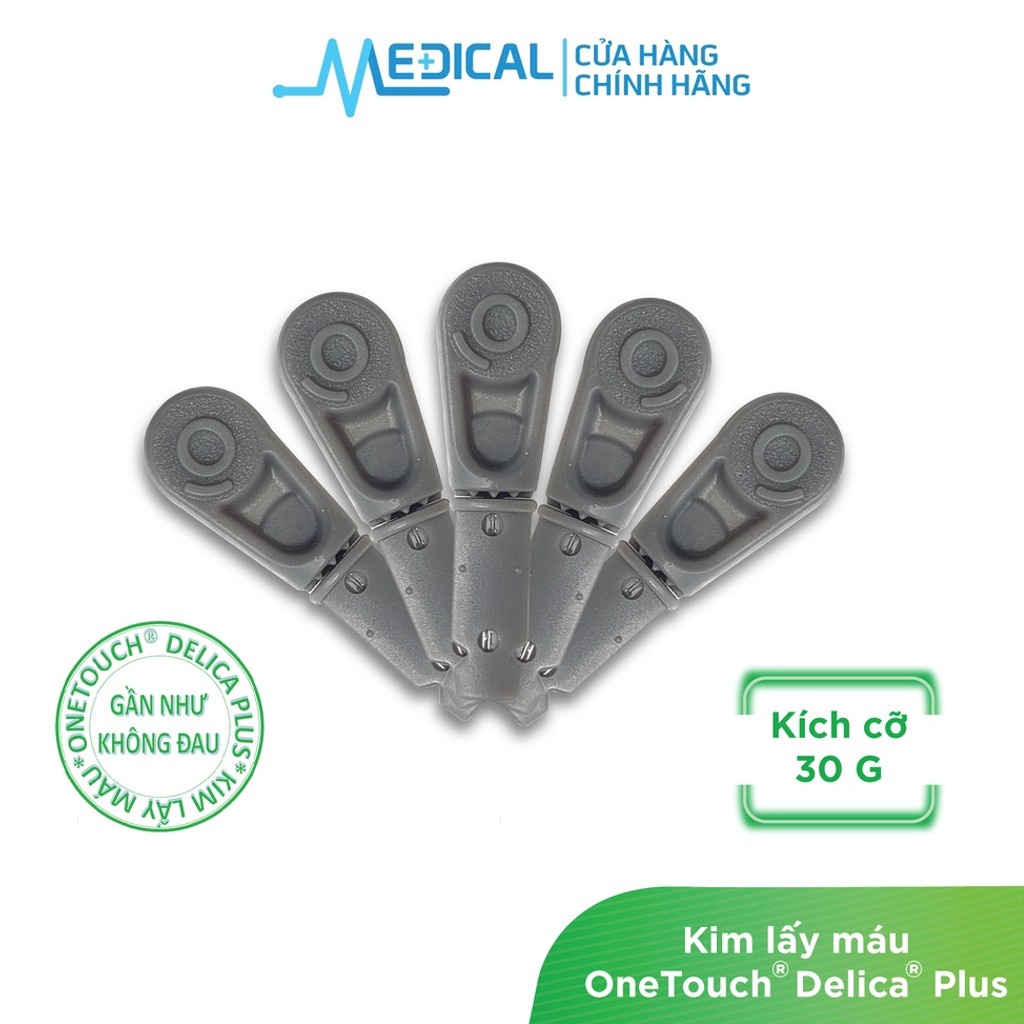 Kim lấy máu dùng cho máy đường huyết ONETOUCH Delica và Delica Plus chính hãng - MEDICAL