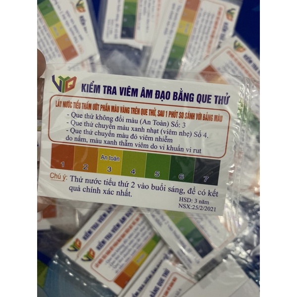 10 Que thử viêm phụ khoa chính xác -Date mới